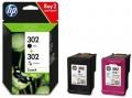 HEWLETT PACKARD Cartuccia per stampante originale HP 302 nero + colori